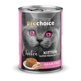 Prochoice 400 gr X 12 ADET Yavru Kediler İçin, Tahılsız, Tavuk Etli Ezme 