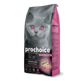 Prochoice 15 Kg Yavru Kediler İçin, Hipoalerjenik, Tavuk Etli Ve Pirinçli Kuru Mama 