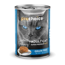 Prochoice 400 Gr X 12 Adet Yetişkin Kediler İçin, Tahılsız, Sardalya Ve Hamsi Balıklı Ezme 