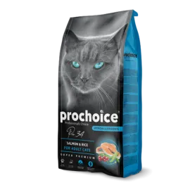 Prochoice 15 Kg Yetişkin Kediler İçin, Hipoalerjenik, Somon Balıklı Ve Pirinçli Kuru Mama 