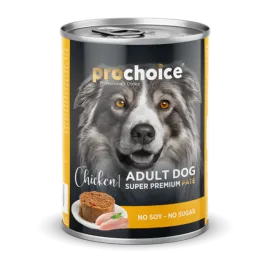 Prochoice 400 gr X 12 ADET Yetişkin Köpekler İçin, Tavuk Etli Ve Pirinçli Ezme 