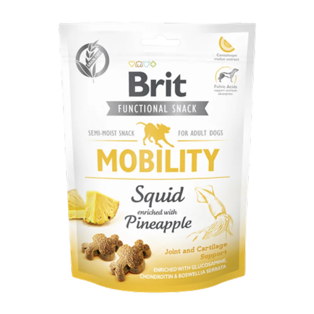 Brit Care 150 gr X 10 ADET Eklem Ve Kıkırdak Sağlığını Desteklemek İçin, Tahılsız, Kalamar Ve Ananaslı, Fonksiyonel Yetişkin Köpek Ödülü 