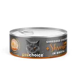 Prochoice 70 gr X 12 ADET Tahılsız, Hipoalerjenik, Tiftiklenmiş Tavuk Etli Ve Karidesli Yaş Kedi Maması 