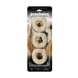 Prochoice 3 parça Mini Retriever Donuts, Köpekler için Mini Donut Ödül Maması 