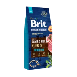 Brit Premium 15 kg By Nature Hassas Sindirime Sahip Köpekler İçin, Kuzu Etli Kuru Mama 