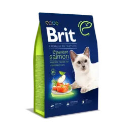 Brit Premium 8 kg By Nature Kısırlaştırılmış Kediler İçin, Somon Balıklı Kuru Mama 