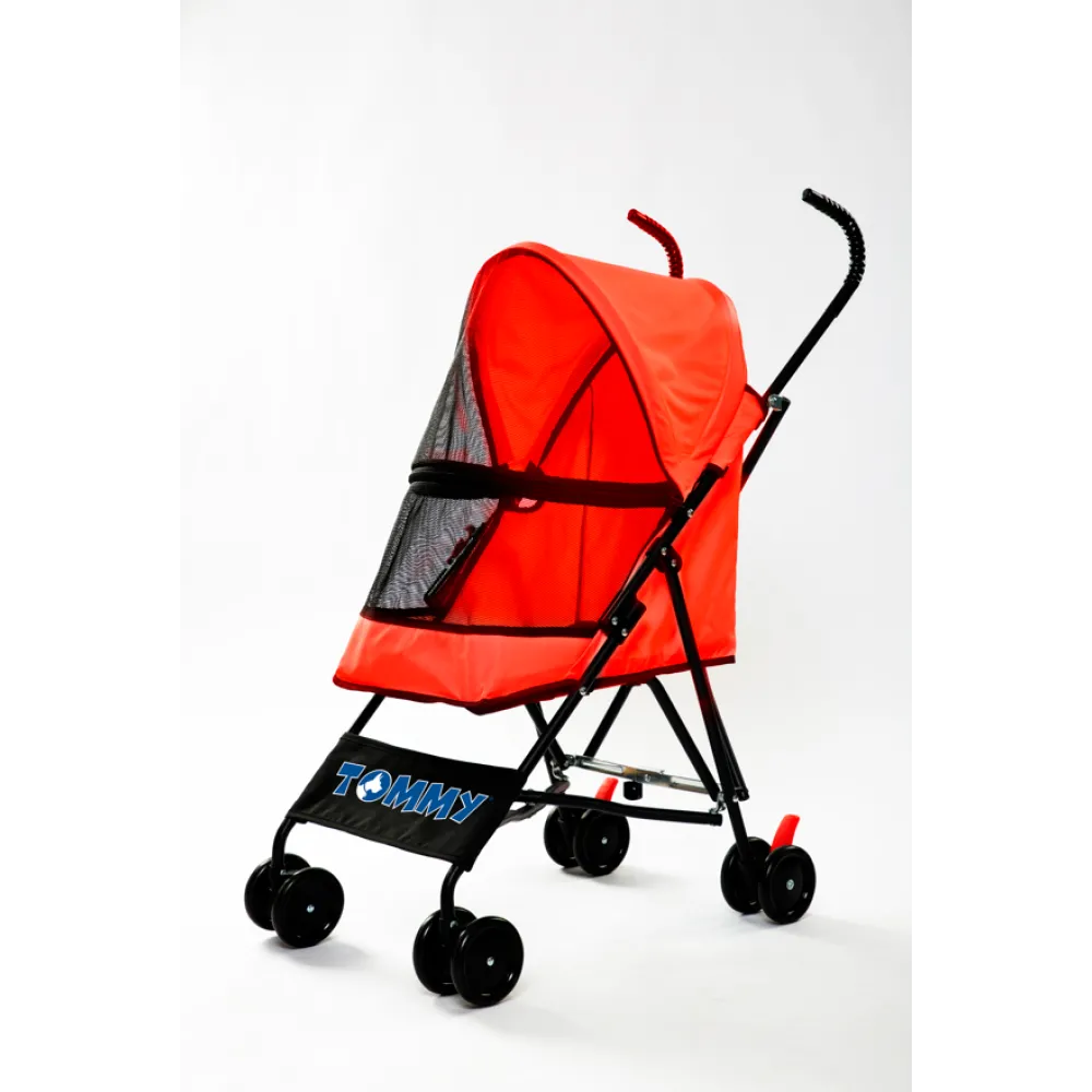 Tommy Evcil Hayvan Arabası Kırmızı 76.5*44*99cm Max 15kg