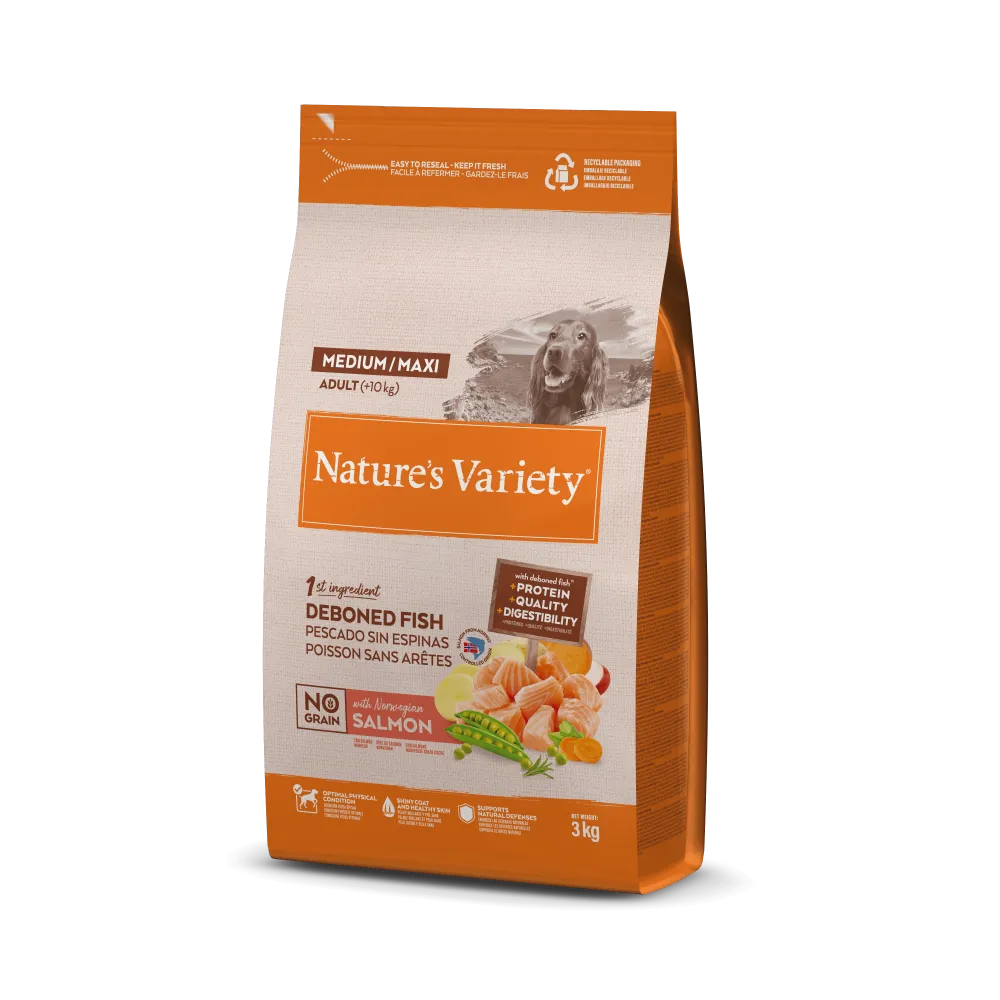 N.v. Dog No Graın Medıum/maxı Adult Salmon 3Kg