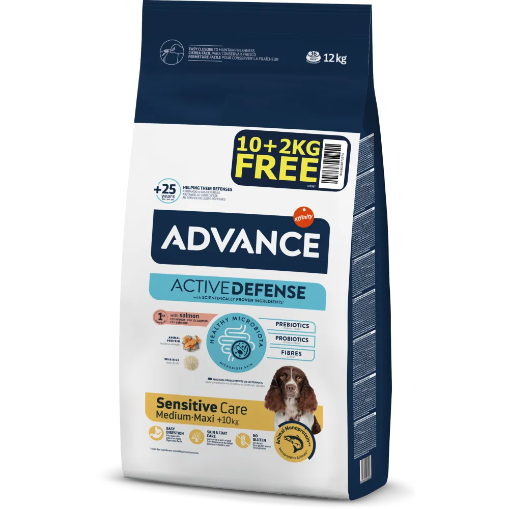 Advance Dog Sensıtıve Salmon&rıce 10+2 Bonus Paket