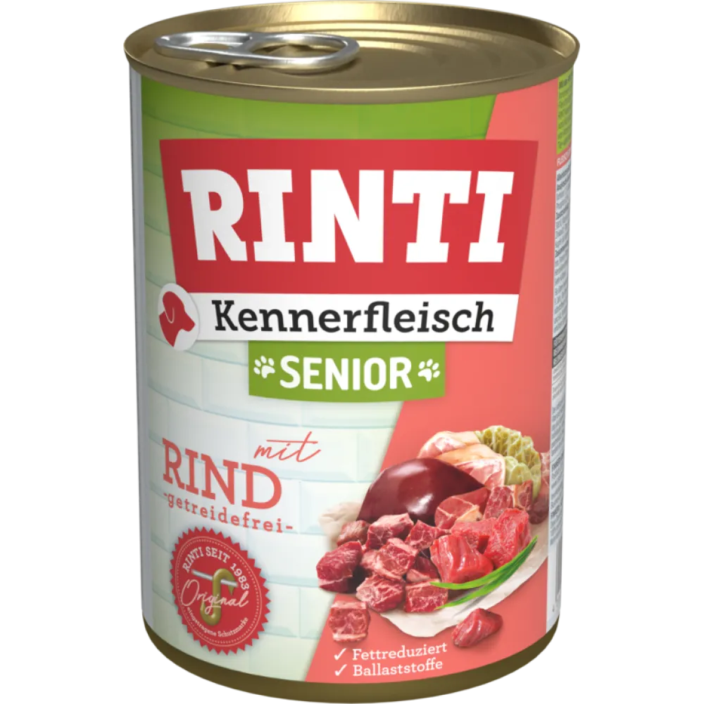 Rıntı Dana Etli Konserve Yaşlı Köpek Maması 400G