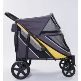 Tommy Evcil Hayvan Arabası Gri 112*65*100Cm Max 40Kg