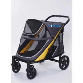 Tommy Evcil Hayvan Arabası Gri 112*65*100Cm Max 40Kg