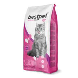 Bestpet 15 kg Yetişkin Seçici Kediler İçin Tavuk Etli Kuru Mama 