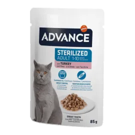 Advance Cat Sterılızed Turkey Wet Pouch 12X85Gr