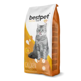 Bestpet 15 kg Yetişkin Kediler İçin Tavuk Etli Kuru Mama 