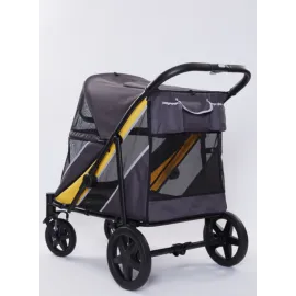 Tommy Evcil Hayvan Arabası Gri 112*65*100Cm Max 40Kg