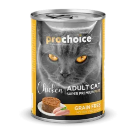 Prochoice 400 gr X 12 ADET Yetişkin Kediler İçin, Tahılsız, Tavuk Etli Ezme 