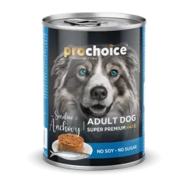 Prochoice 400 gr X 12 ADET Yetişkin Köpekler İçin, Sardalya Ve Hamsi Balıklı Ezme 