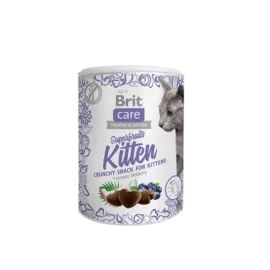 Brit Care 100 Gr X 6 Adet Hindistan Cevizli Ve Yabanmersinli, Tahılsız, Kıtır Yavru Kedi Ödülü 