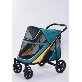 Tommy Evcil Hayvan Arabası Turkuaz 112*65*100cm Max 40kg