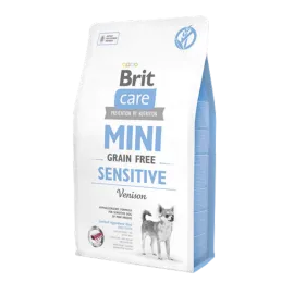 Brit Care 2 kg Mini Irk Hassas Köpekler İçin, Tahılsız, Hipoalerjenik Geyik Etli Kuru Mama 