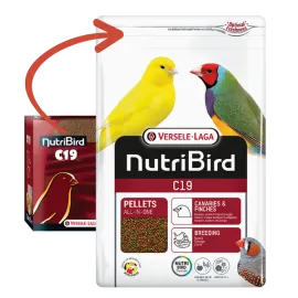 Versele Laga Nutrıbırd C19 Kanarya - Finch Pelet Yem 10kg