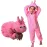 Çocuk Tavşan Kostümü Pembe Renk 6-7 Yaş 120 Cm