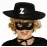 Z Logolu Zorro Şapkası Ve Zorro Maskesi Çocuk Boy
