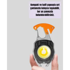 Taşınabilir Çok Amaçlı LED Işıklı Anahtarlık