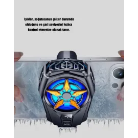 Taşınabilir Şarjlı Telefon Soğutucu – Sessiz Fan Motoru Ile Yüksek Performans Koruma