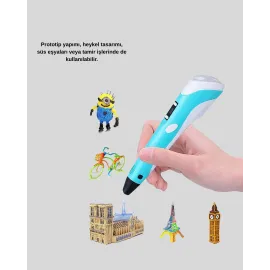 3D Yazıcı Kalem Taşınabilir Fdm Teknolojili Ve Çok Amaçlı Kullanımlı