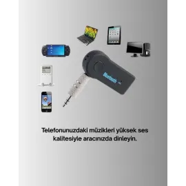 Bluetooth Destekli Aux Müzik Ve Konuşma Cihazı