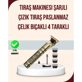 Titreşim Motorlu Erkek Saç ve Sakal Düzeltici