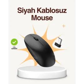Kablosuz Sessiz Mouse – Ayarlanabilir Dpi Ve Usb Bağlantılı