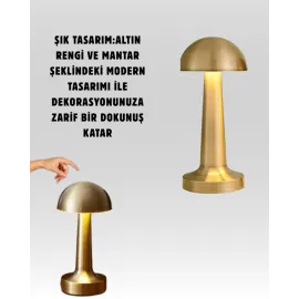 Taşınabilir Dokunmatik Led Lamba – Sıcak & Soğuk Işık Ayarı