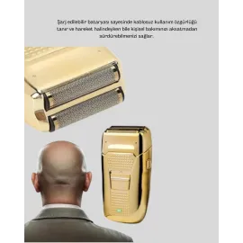 Islak Kuru Kullanımlı Şarjlı Tıraş Makinesi Ergonomik ve Cilt Dostu