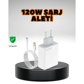 120 Watt Ultra Hızlı Şarj Seti Realme 7 8 9 Pro Uyumlu