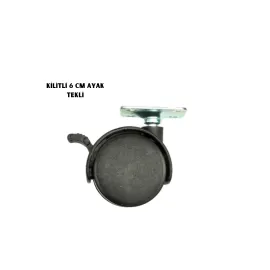 Kilitli 6Cm Ayak Tekli