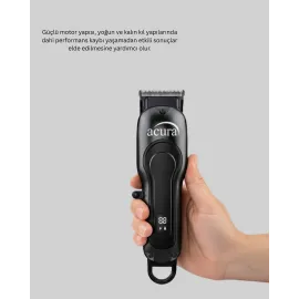 Profesyonel Tıraş Makinesi Lcd Ekranlı Turbo Mod Ve Güçlü Motor