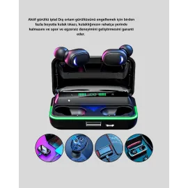 Rgb Oyuncu Bluetooth Kulaklık Düşük Gecikmeli Kablosuz 5.1