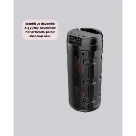 Usb, Sd Kart Ve Aux Girişli Taşınabilir Hoparlör