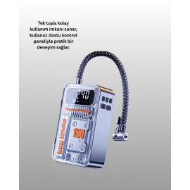Hızlı Şişirme Güçlü Motorlu 150 Psi Araba Lastik Pompası