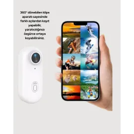 Geniş Açı Lensli Wifi Spor Ve Vlog Kamerası