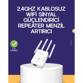 Çift Bantlı Otomatik Kurulum Wifi Repeater Menzil Genişletici