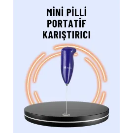 Portatif Kahve Köpürtücü – Latte, Cappuccino, Milkshake ve Puding Yapıcı