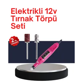 6 Uçlu Elektrikli Manikür Pedikür Seti