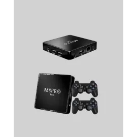 M8Pro Android TV Box ve Retro Oyun Konsolu – 10K Ultra HD Görüntü