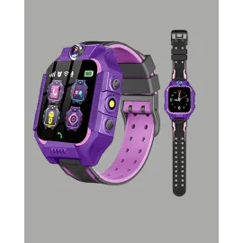 S10 Mor Akıllı Çocuk Saati Konum Takip ve Güvenlik Özellikli