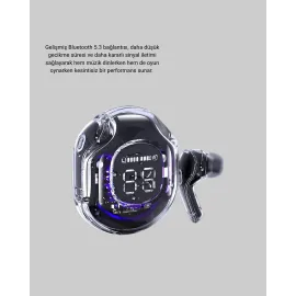 Enc Mikrofonlu Kablosuz Kulaklık Dokunmatik Kontrol Ve Led Ekran Şarj Kutulu