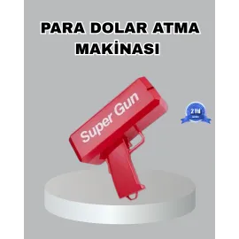 Para Saçma Makinesi Kırmızı Model 100’Lü Sahte Para Hediyeli